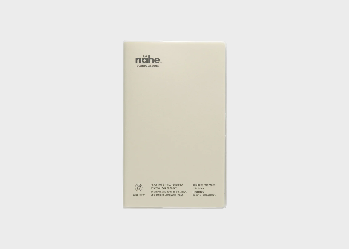 
                  
                    2027 Weekly Diary Nahe B6 Slim Vertical
                  
                