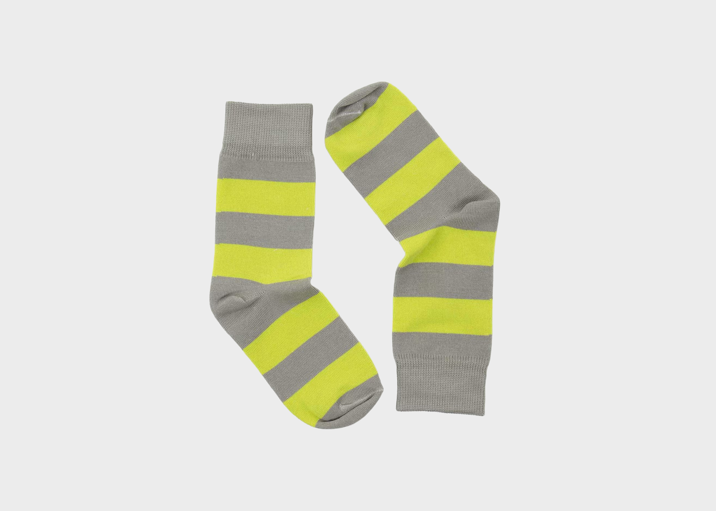 
                  
                    Organic Cotton Socks - Lime/Grey
                  
                
