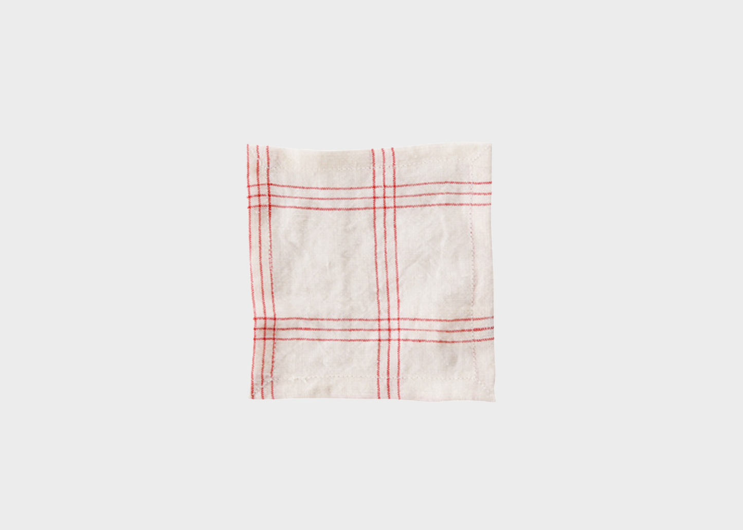 
                  
                    Plaid fabric napkin on a white background
                  
                