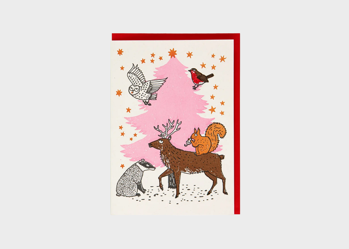 Card - Woodland Christmas Tree