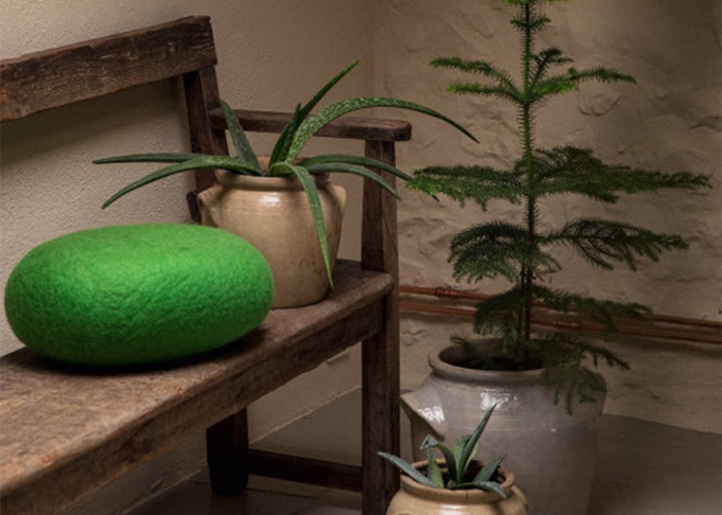 
                  
                    Oval Chakati Felt Cushion
                  
                