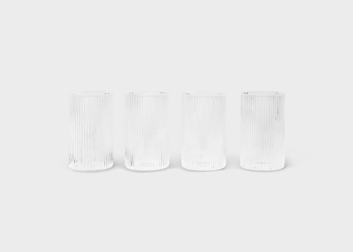 Ripple Verrines - Set of 4 Clear