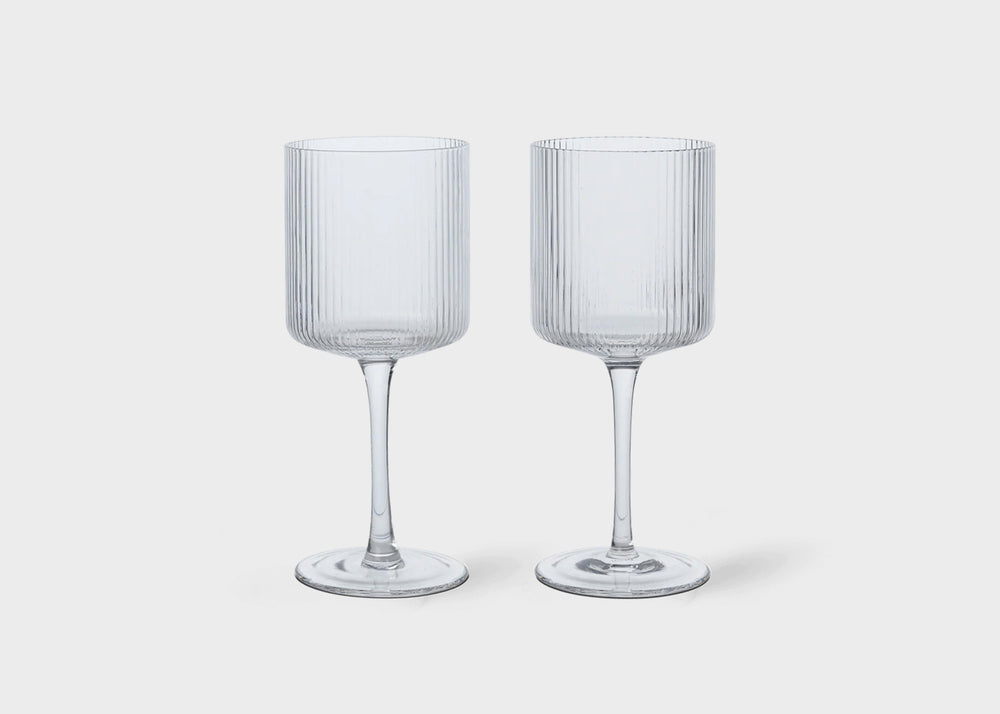 Ripple White Wine Glasses