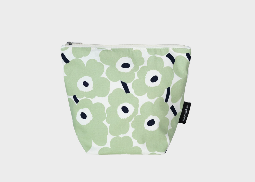 Mini Unikko Cosmetic Bag Sage Green