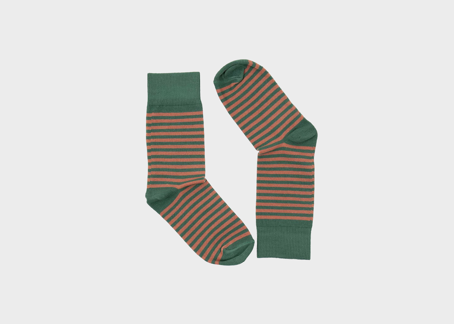 
                  
                    Organic Cotton Socks - Green/Apricot
                  
                