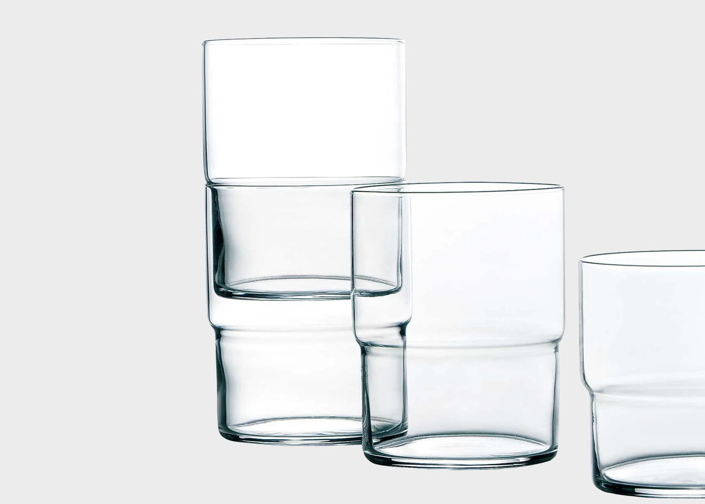 
                  
                    Stackable Glass Tumbler
                  
                