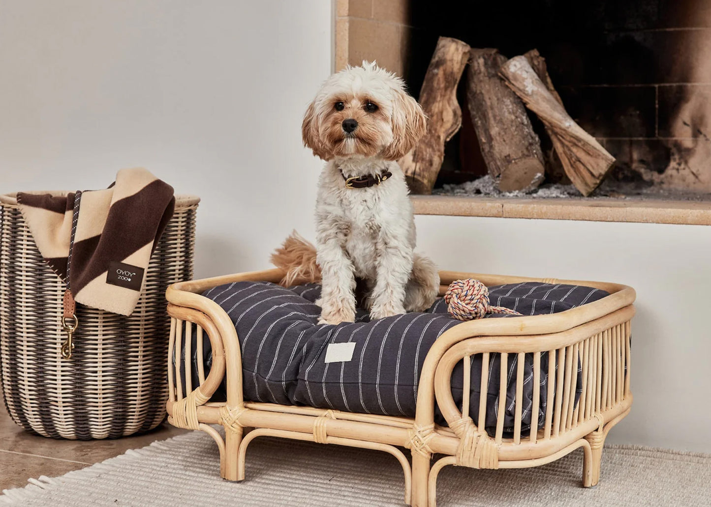 Rattan Otto Dog Bed by OyOy