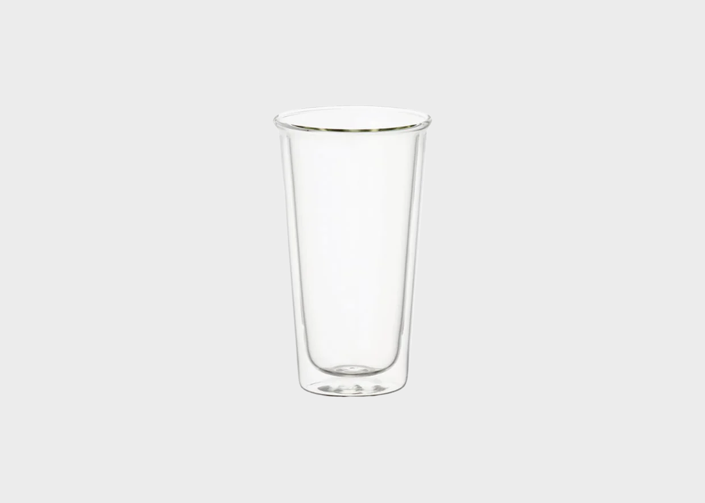 
                  
                    Clear glass tumbler on a white background
                  
                