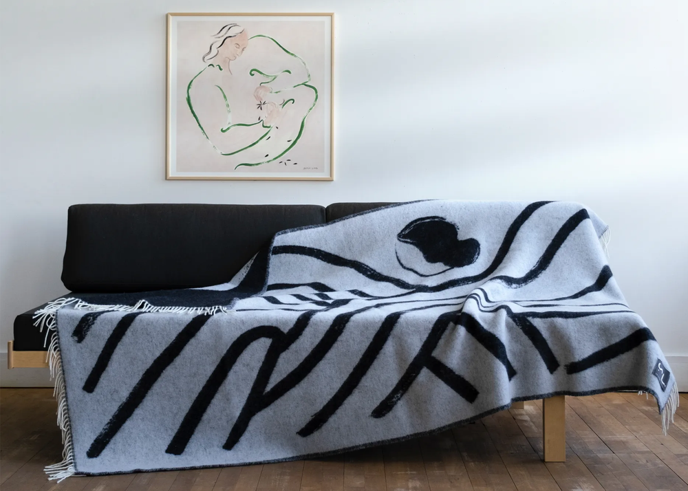 Dove Wool Throw - Thumbnail 2