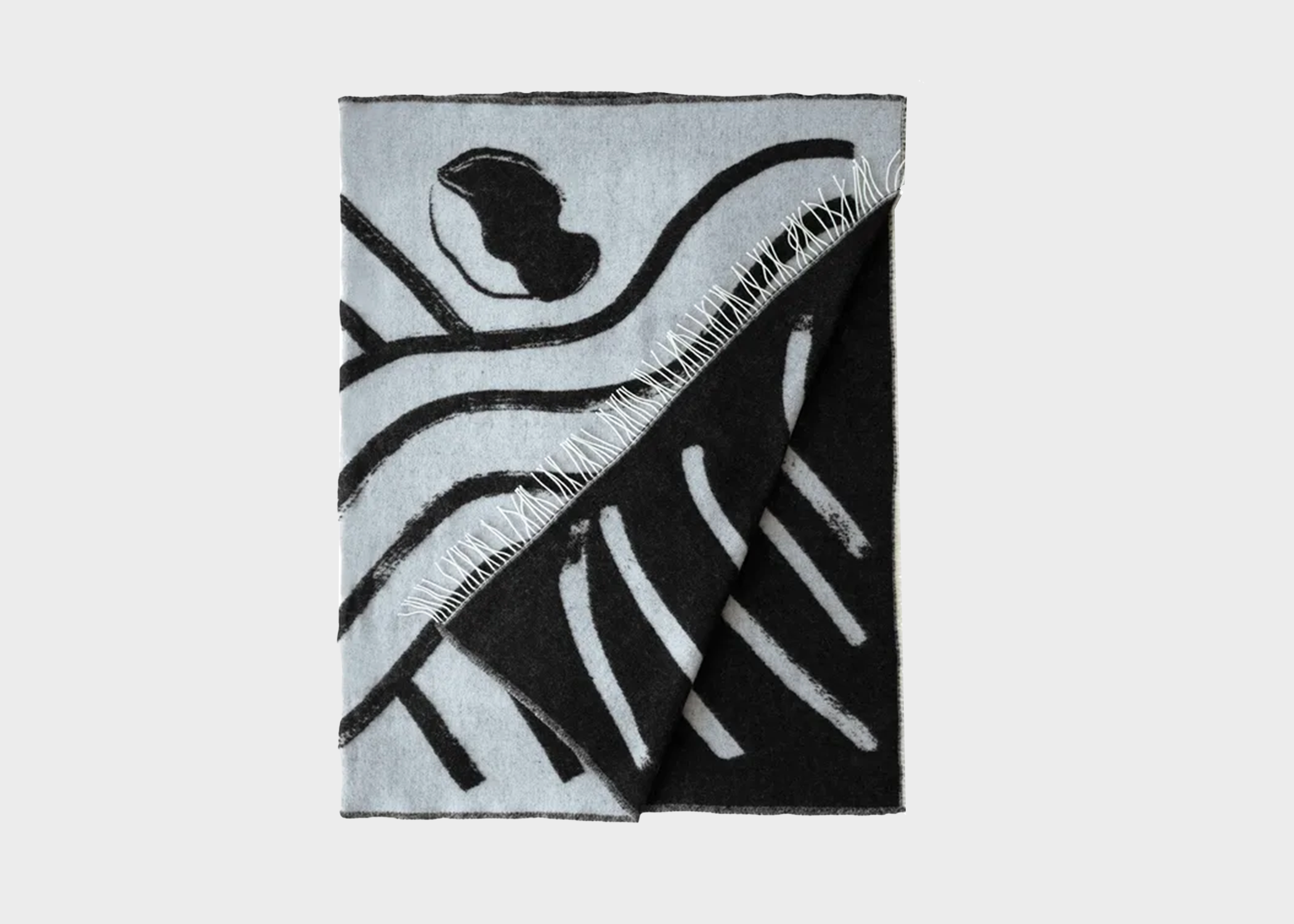 Dove Wool Throw - Thumbnail 3