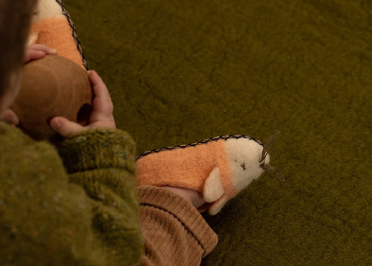 
                  
                    Felt Children's Slippers
                  
                