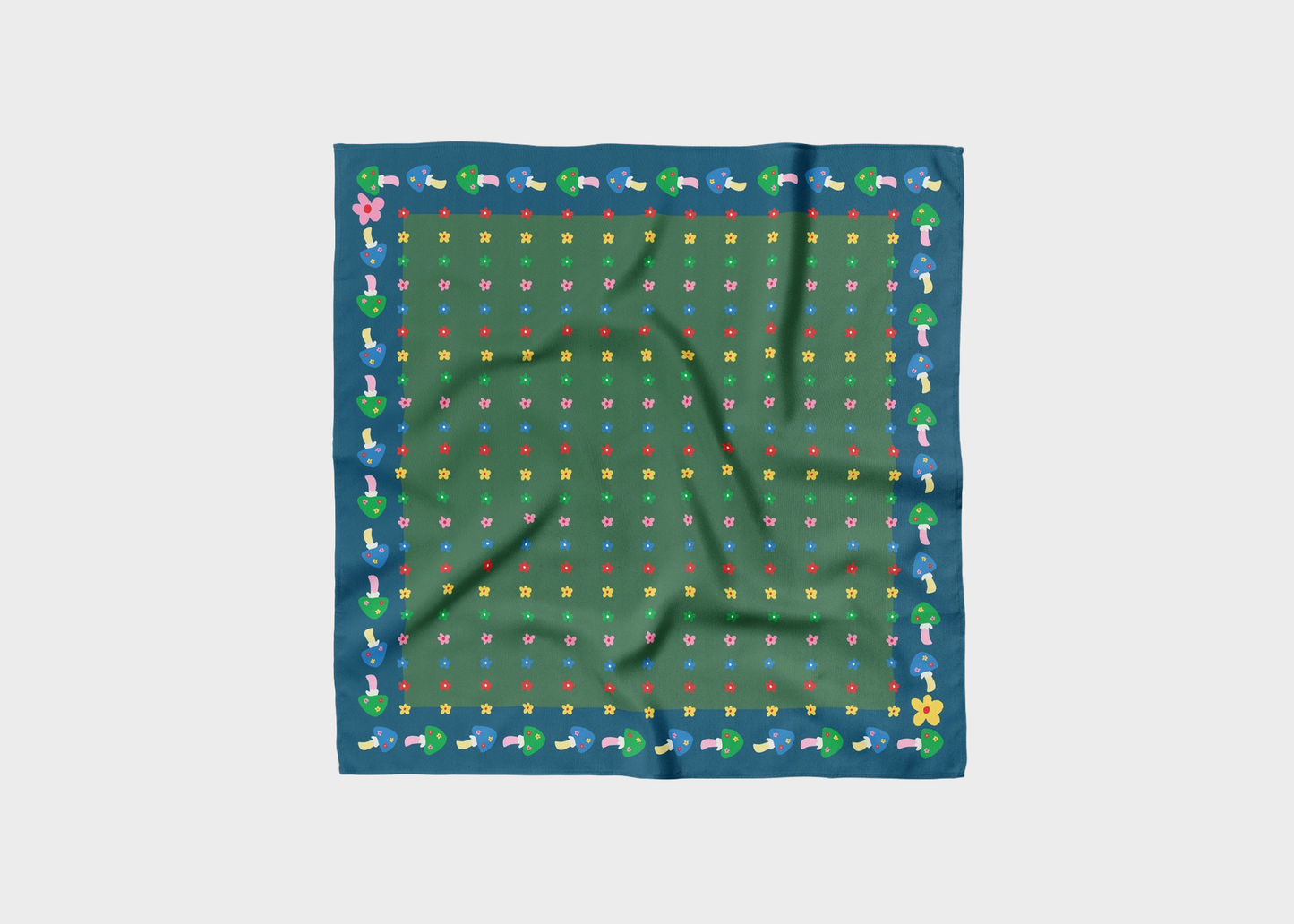 
                  
                    Cotton Silk Bandana - Mushroom Floral
                  
                