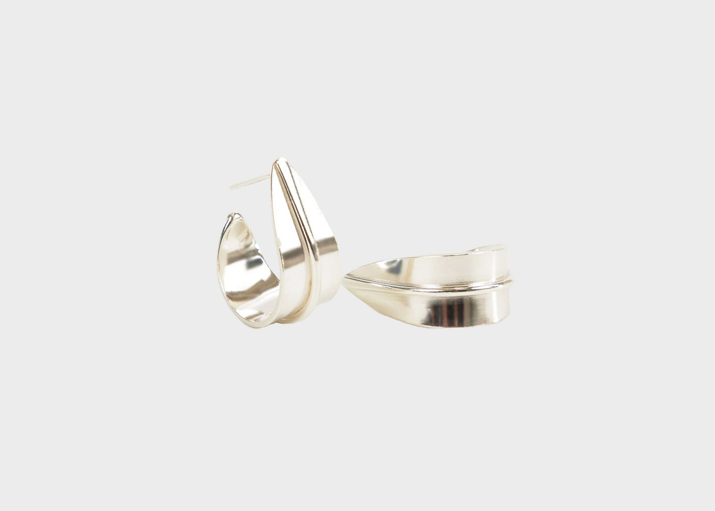 
                  
                    Palm Leaf Hoop Earrings
                  
                