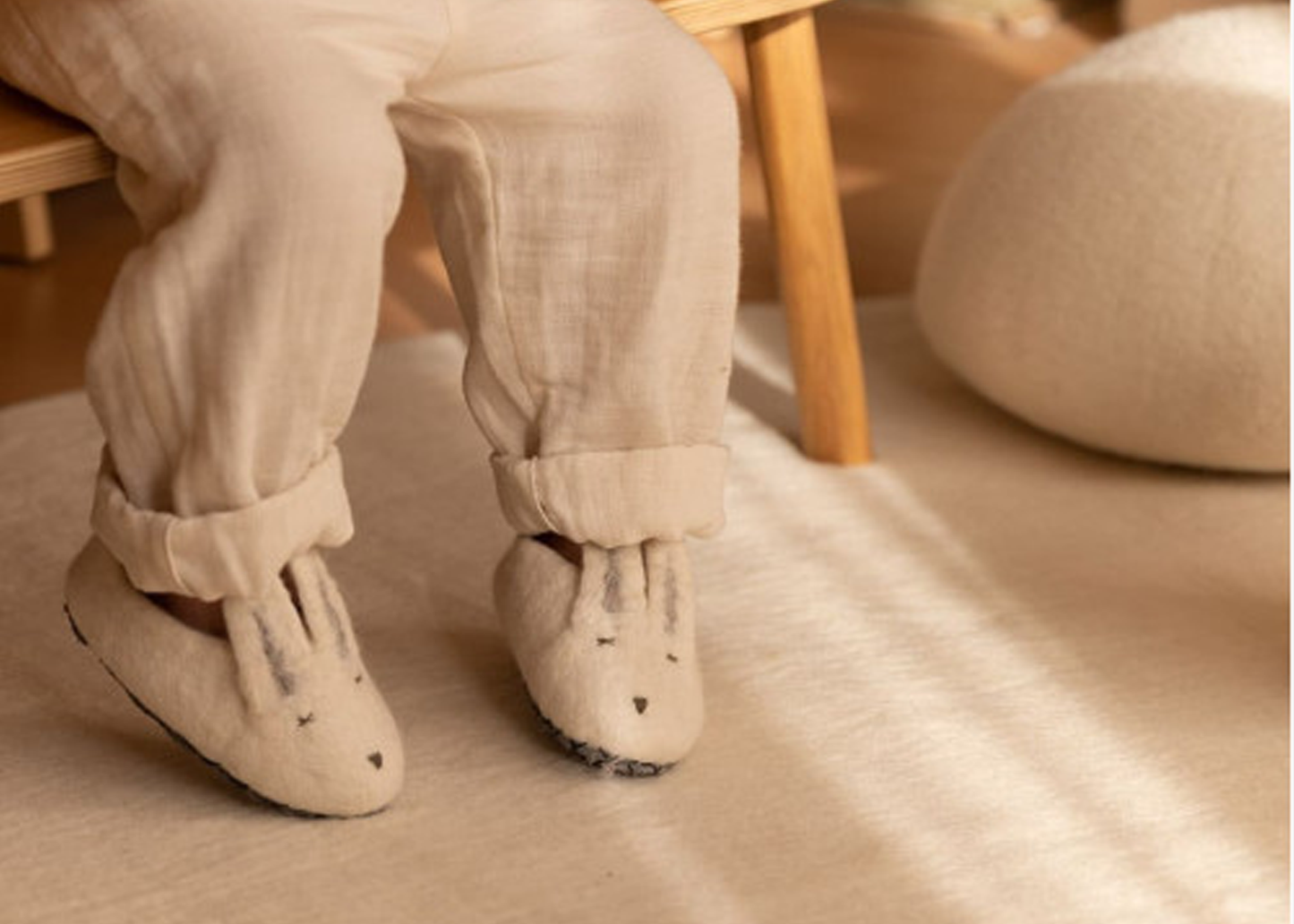 
                  
                    Felt Children's Slippers
                  
                