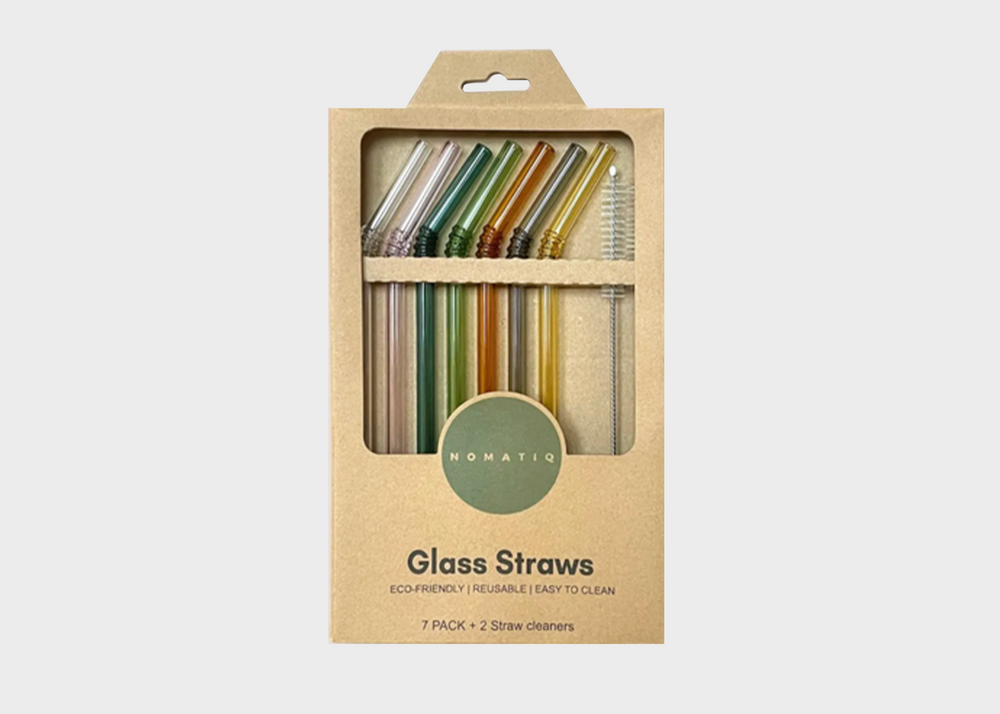 Reusable Glass Straw Pack