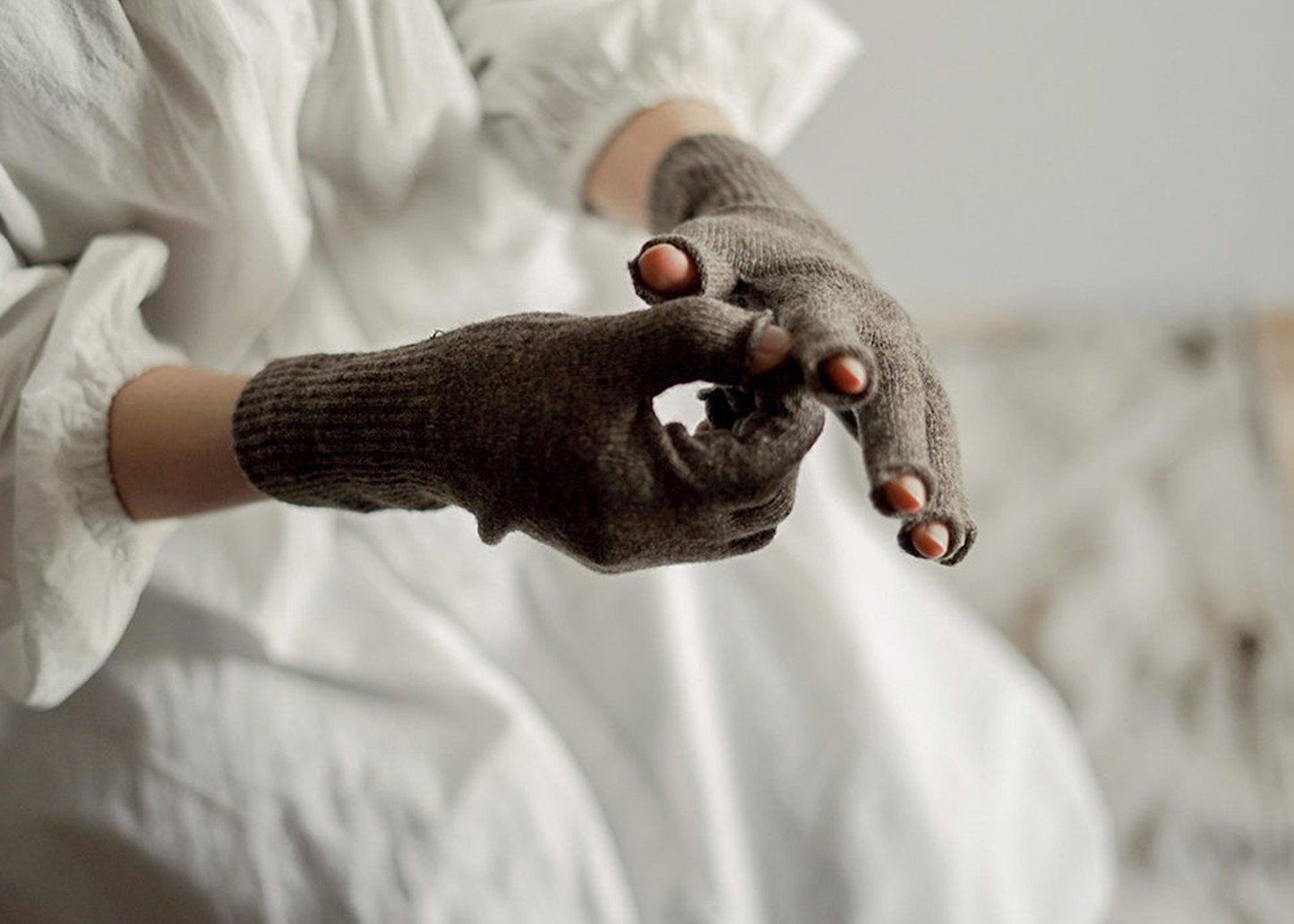 
                  
                    Merino Wool Fingerless Gloves
                  
                
