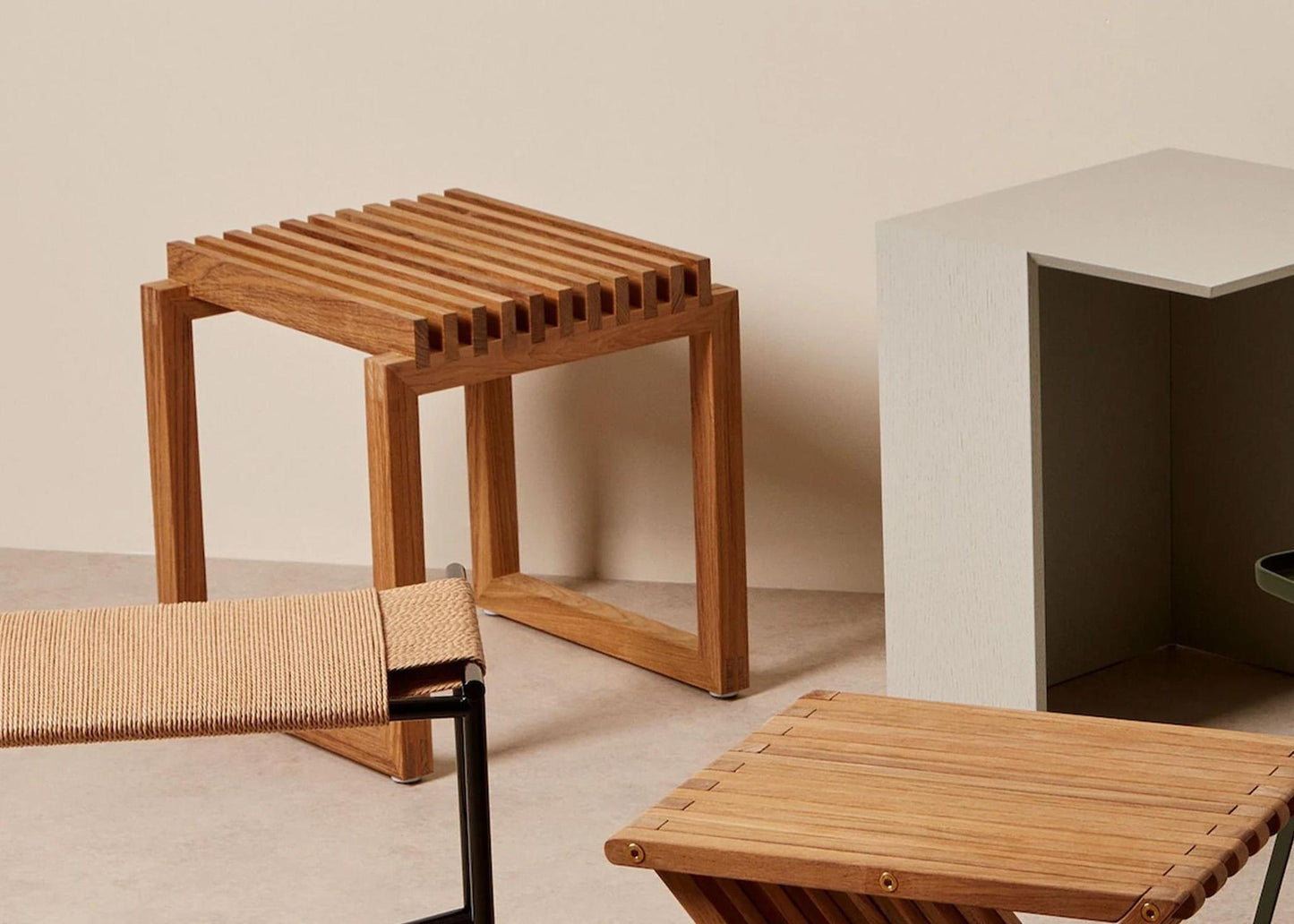 
                  
                    Cutter Stool - Teak
                  
                