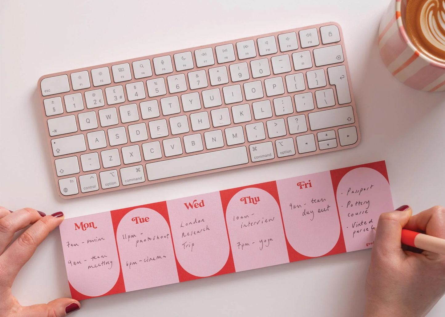 
                  
                    Keyboard Weekly Planner Pad
                  
                