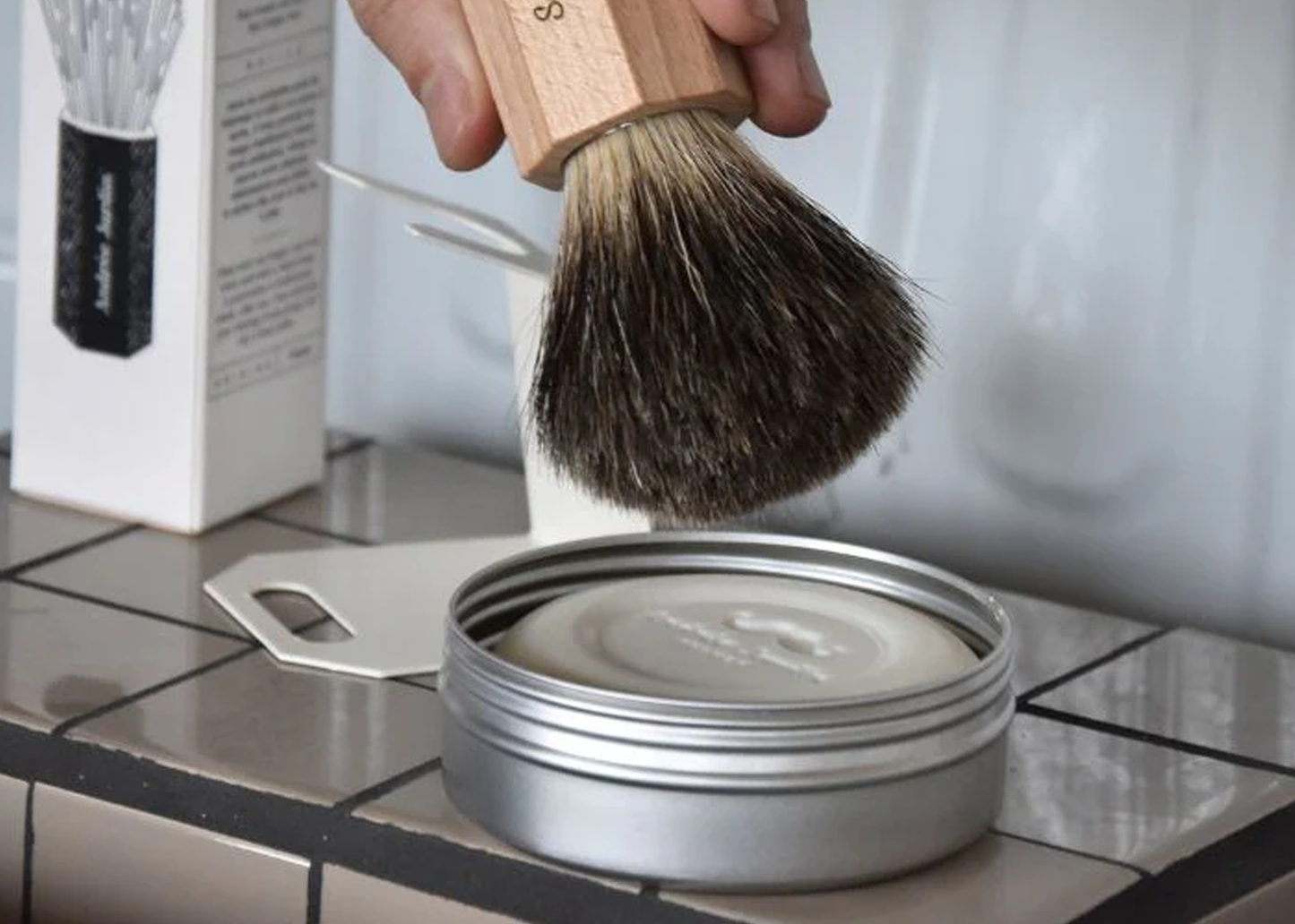 
                  
                    AJ Shaving Brush
                  
                