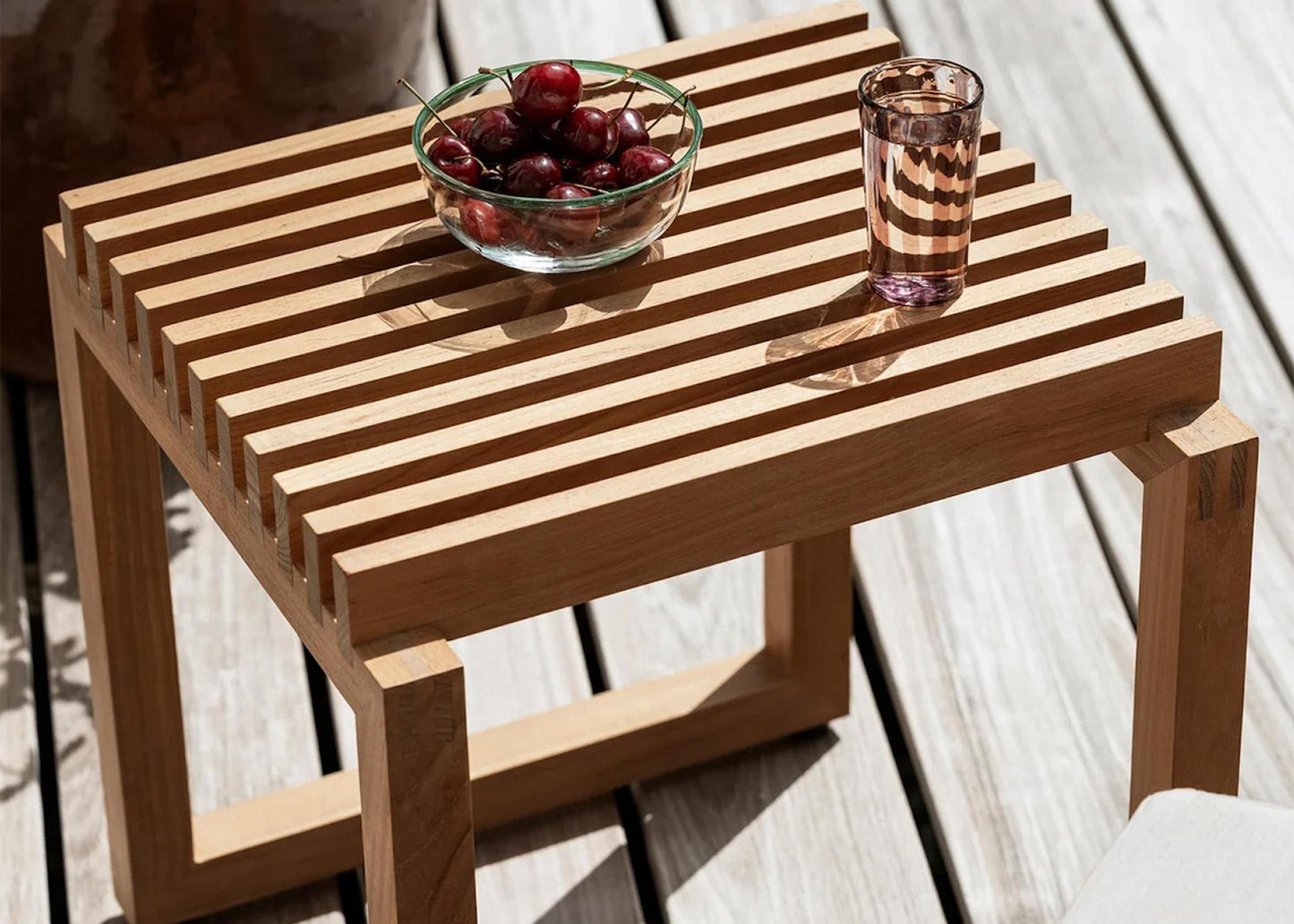 
                  
                    Cutter Stool - Teak
                  
                