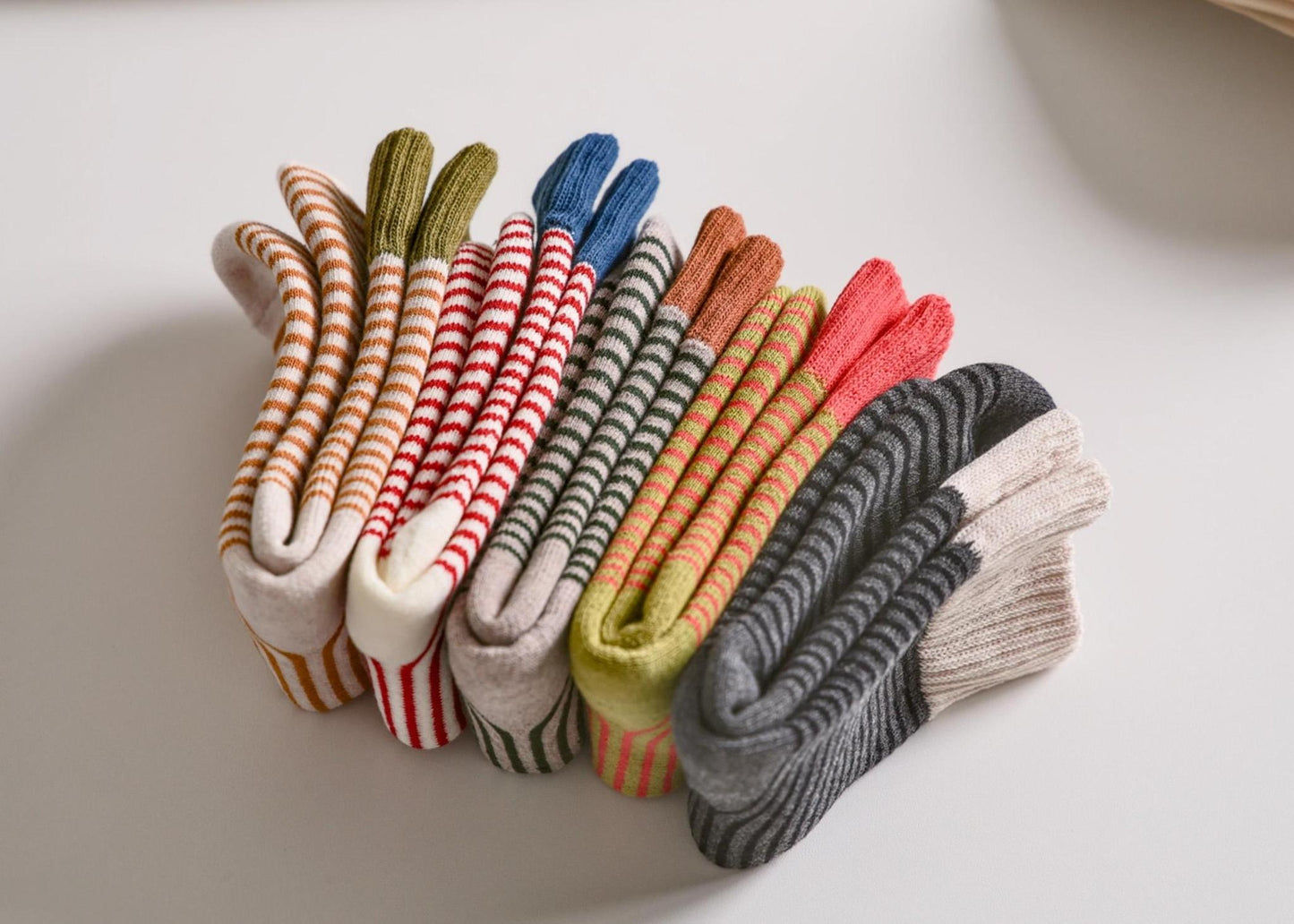 
                  
                    Striped Cotton Socks
                  
                