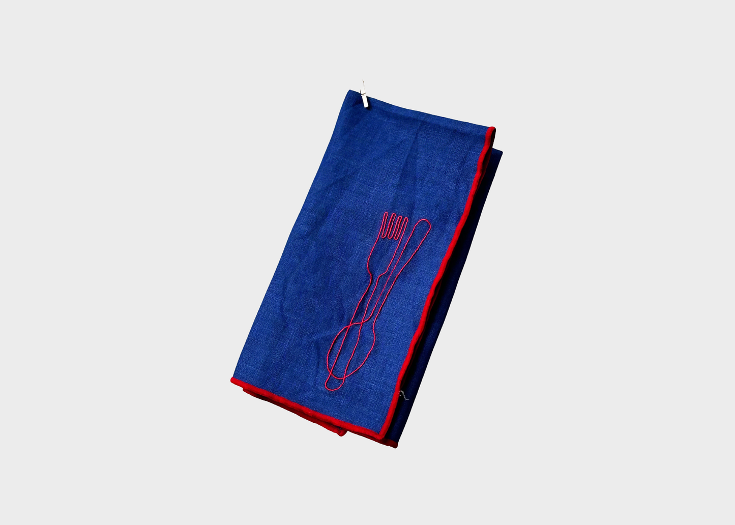 
                  
                    Embroidered Linen Blend Napkin Set
                  
                