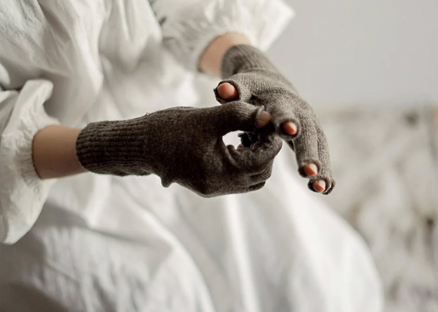 
                  
                    Merino Wool Fingerless Gloves
                  
                