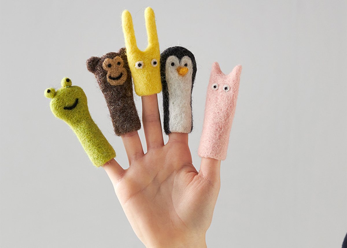 Finger Puppets 5 Pack – Woodland Mod