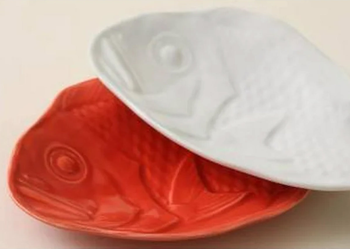 Ceramic Fish Dish - Red – Woodland Mod