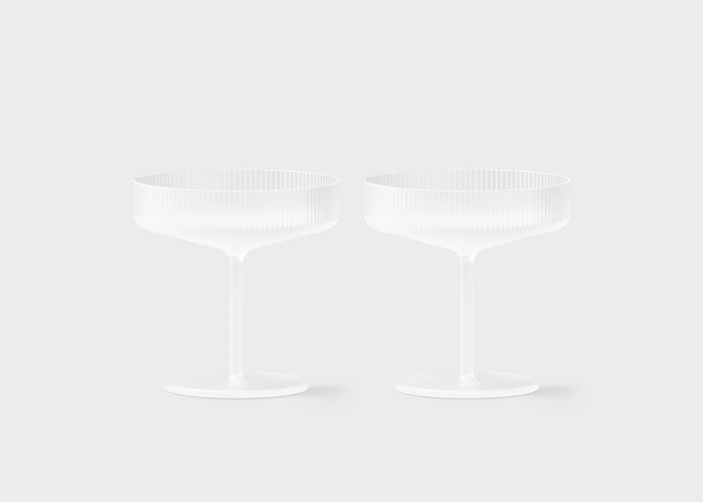 
                  
                    Ripple Champagne Saucers
                  
                