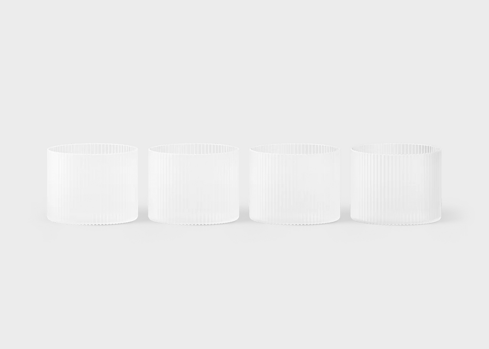 Ferm Living Ripple Low Glasses