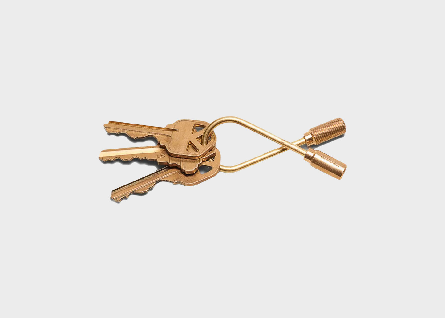 
                  
                    Helix Keyring keychain brass
                  
                