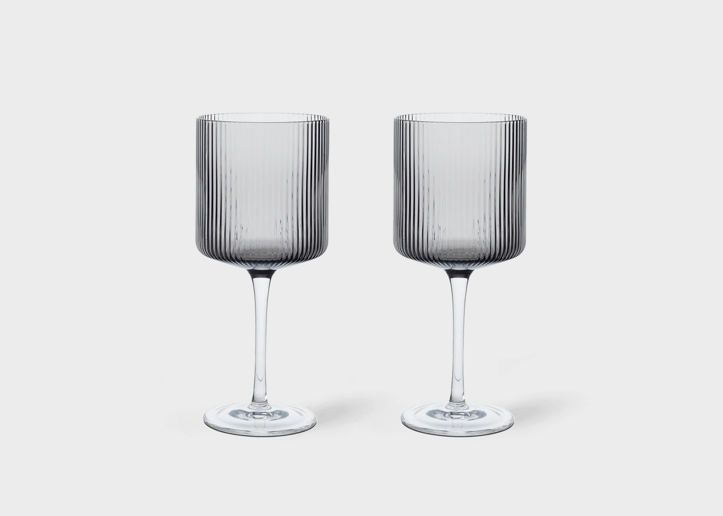 
                  
                    Ripple Red Wine Glasses - Smoked Grey
                  
                