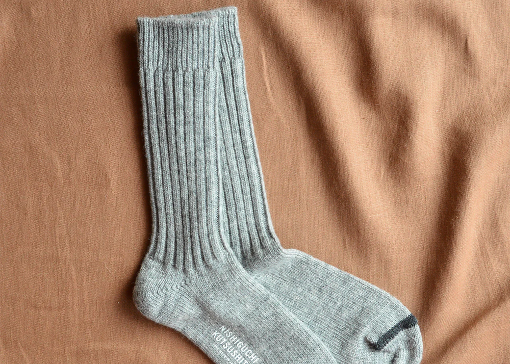 
                  
                    Wool Ribbed Socks Light Grey
                  
                