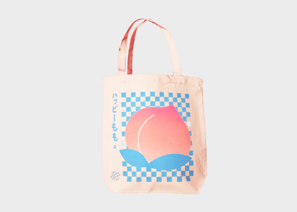 Gucha Gucha Happy Peach Tote