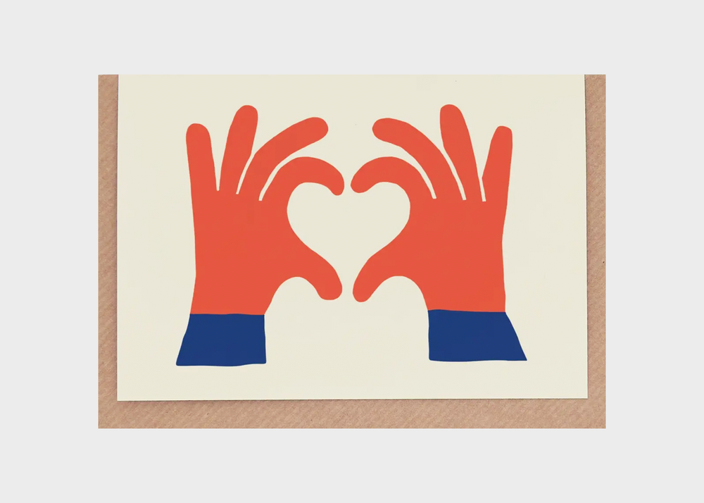 Card - Heart Hands