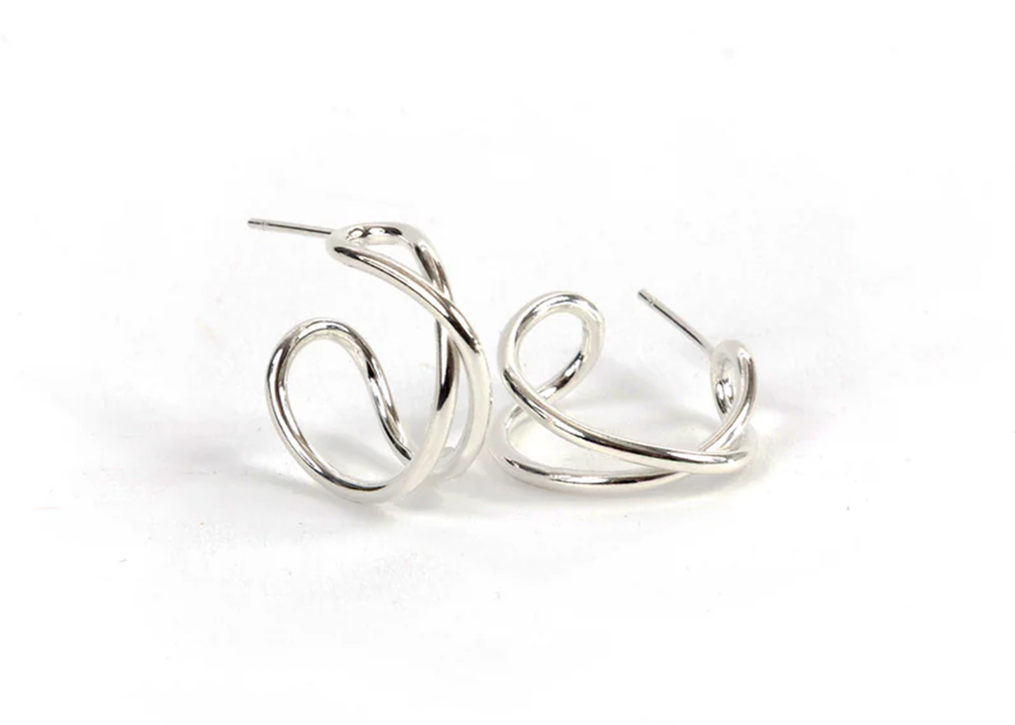
                  
                    Crossover Hoop Earrings
                  
                