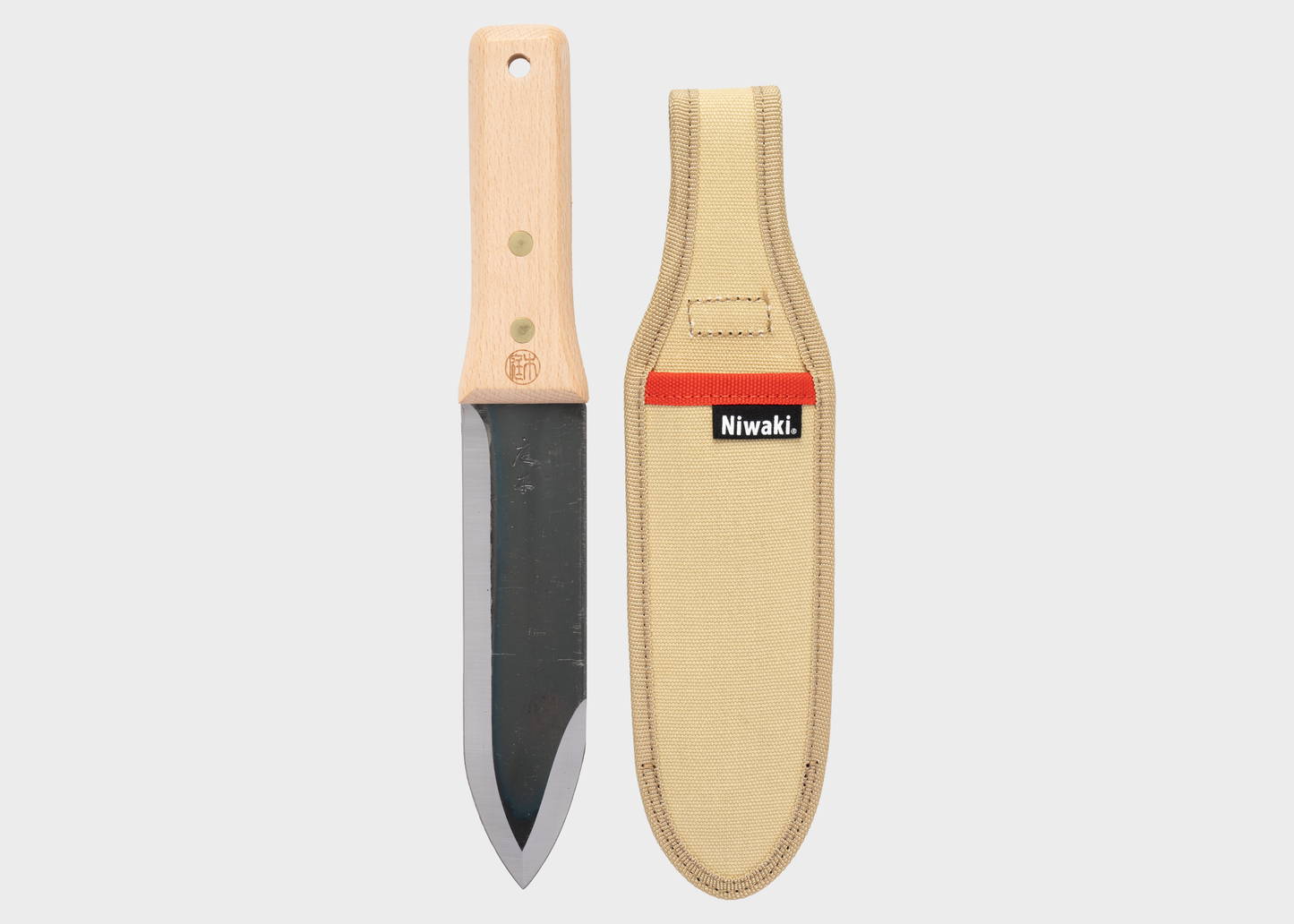 
                  
                    Niwaki Hori Hori Pro with a canvas holster
                  
                
