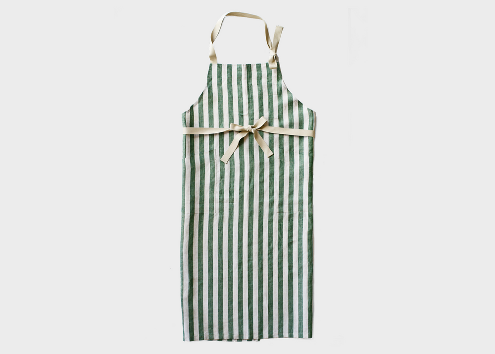 Long Apron Jardin Green