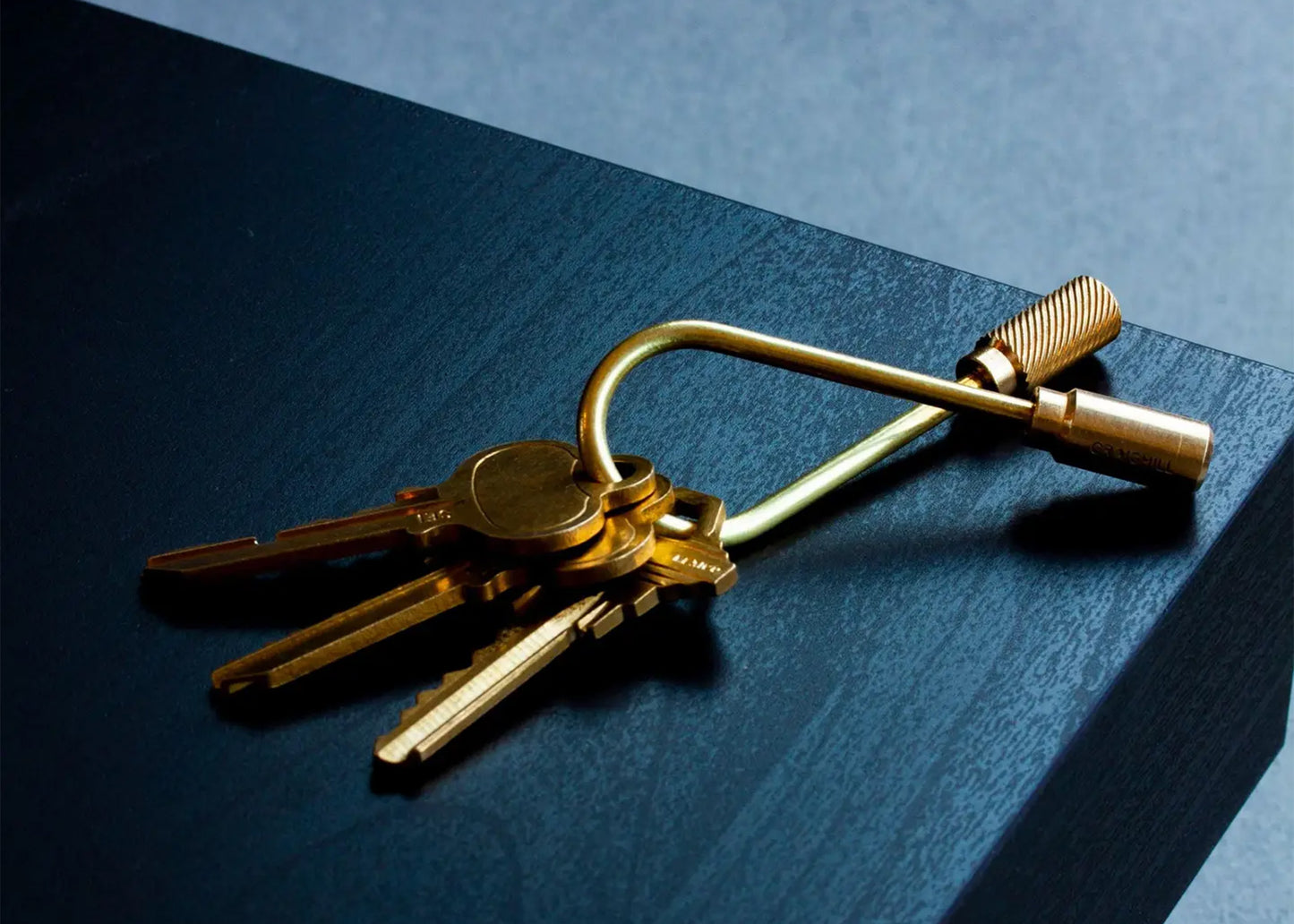 
                  
                    Helix Keyring keychain brass
                  
                