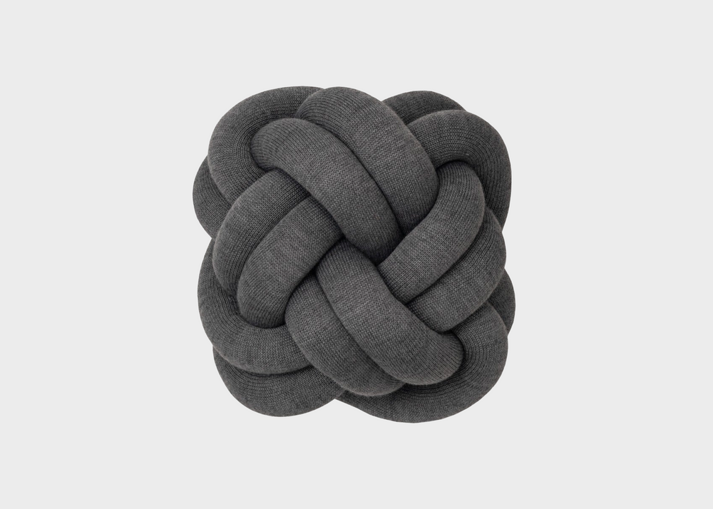 Knot Cushion - Dark Grey