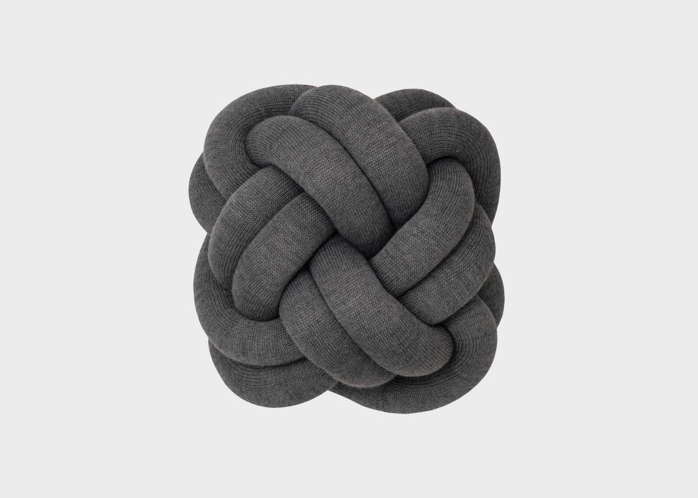 Knot Cushion - Dark Grey – Woodland Mod Knot Cushion - Dark Grey – Woodland Mod