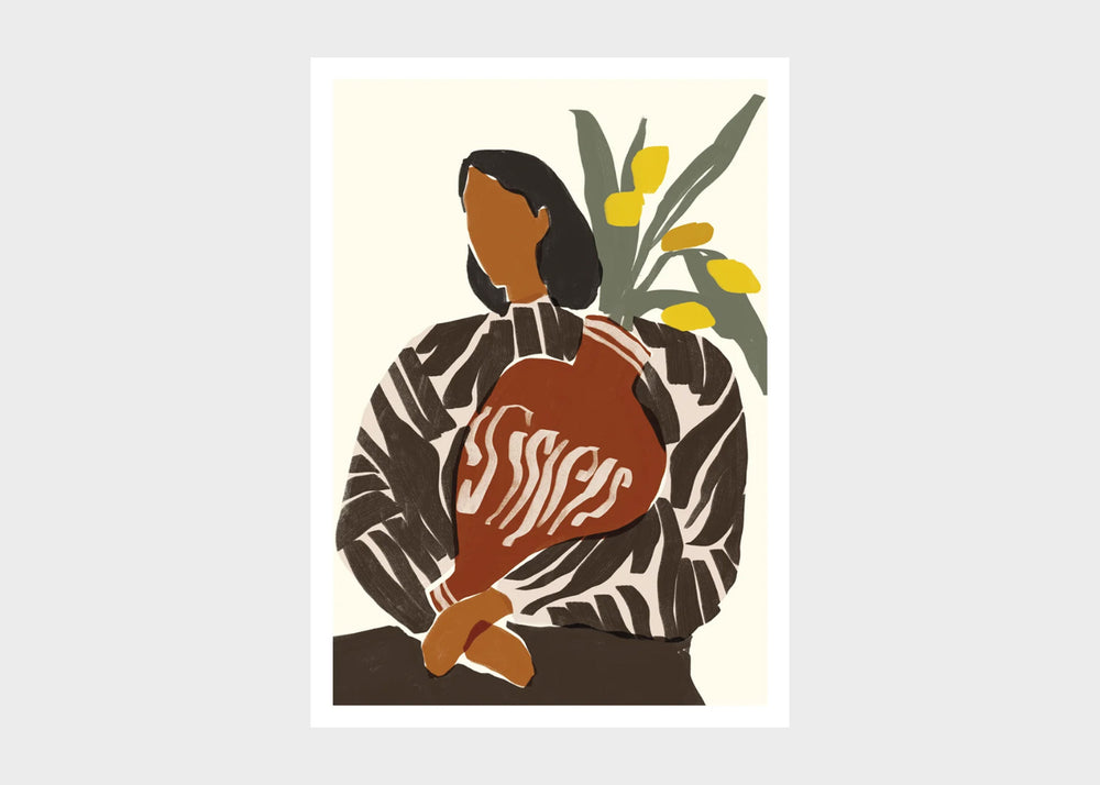 Le grand vase poster and frame