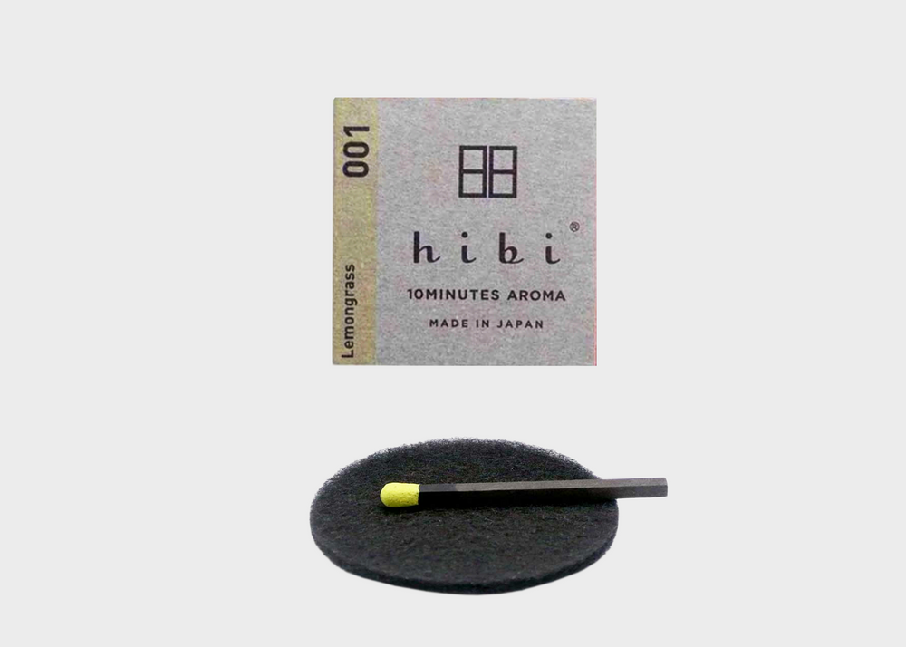 Hibi Incense Matches Lemongrass