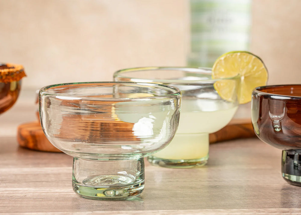 
                  
                    Handblown Margarita Glass Verve Culture
                  
                