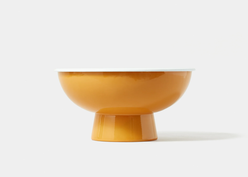 
                  
                    Enamel Fruit Bowl - Mustard
                  
                