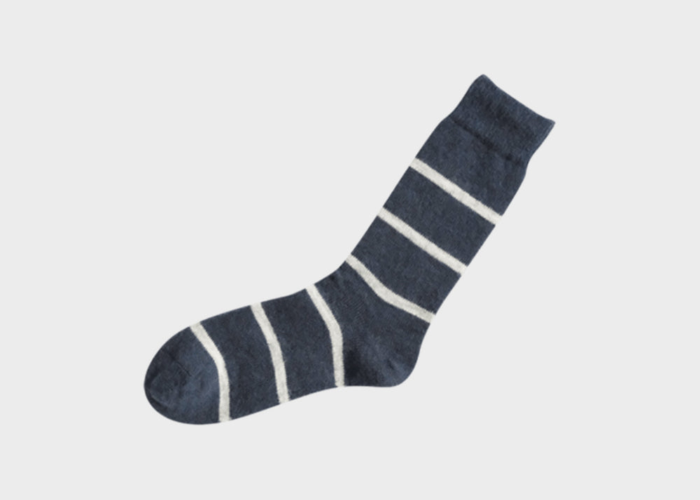 
                  
                    Mohair Wool Border Socks
                  
                