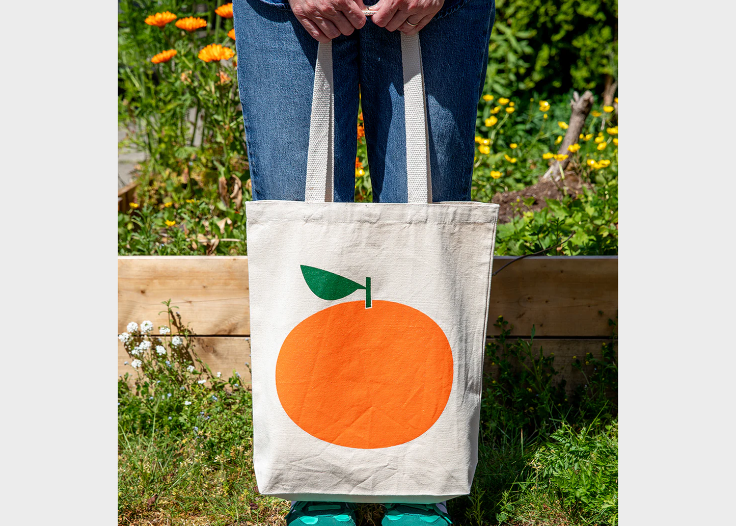 
                  
                    Orange Graphic Tote
                  
                