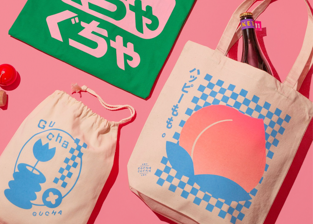 
                  
                    Gucha Gucha Happy Peach Tote
                  
                