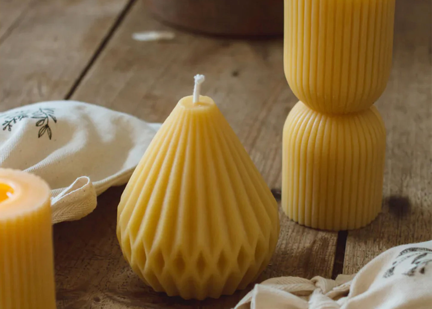 
                  
                    Beeswax Pear Candle by Goldrick
                  
                